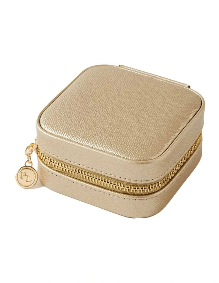 Ambrosia Square Jewellery Case in Gold