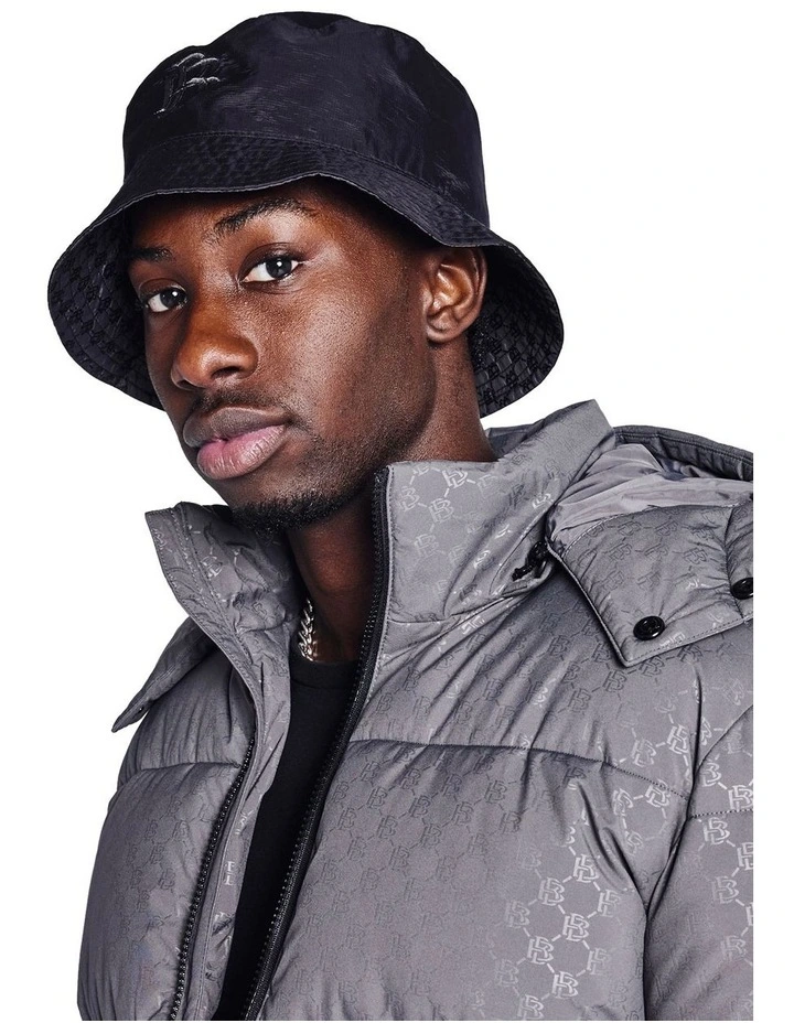 Reversible Bucket Hat in Black
