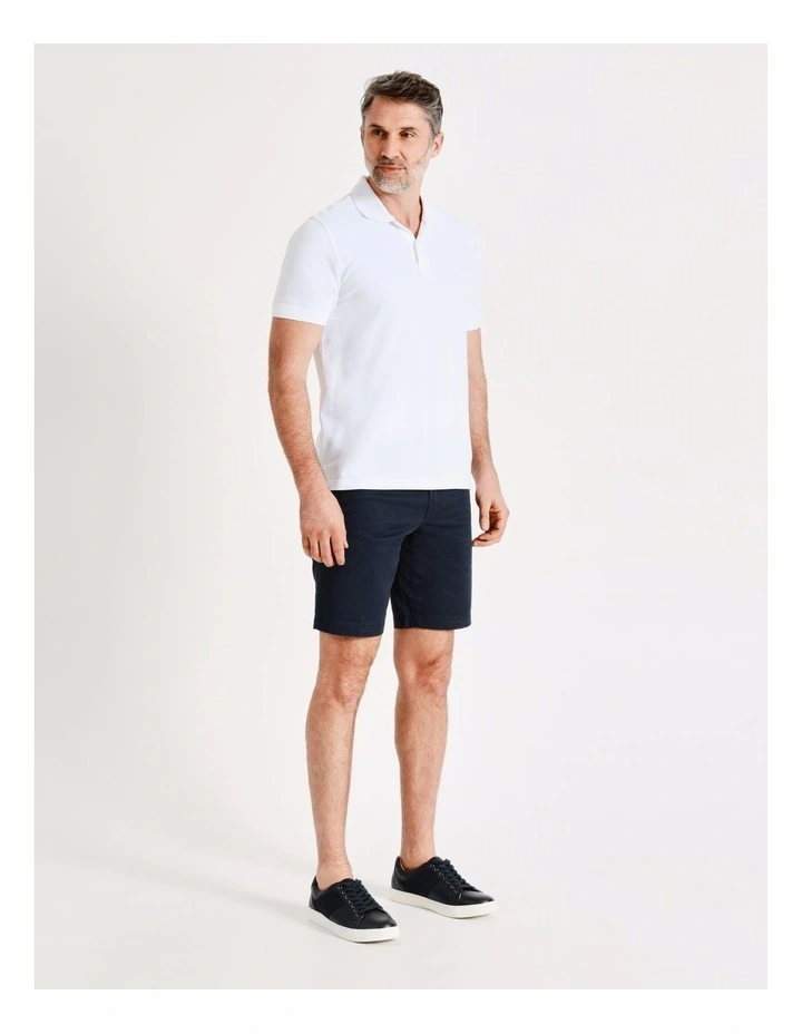 Newport Stretch Chino Shorts in Dark Navy