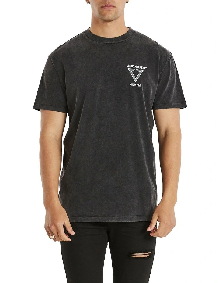Uncaged Relaxed Tee in Grey