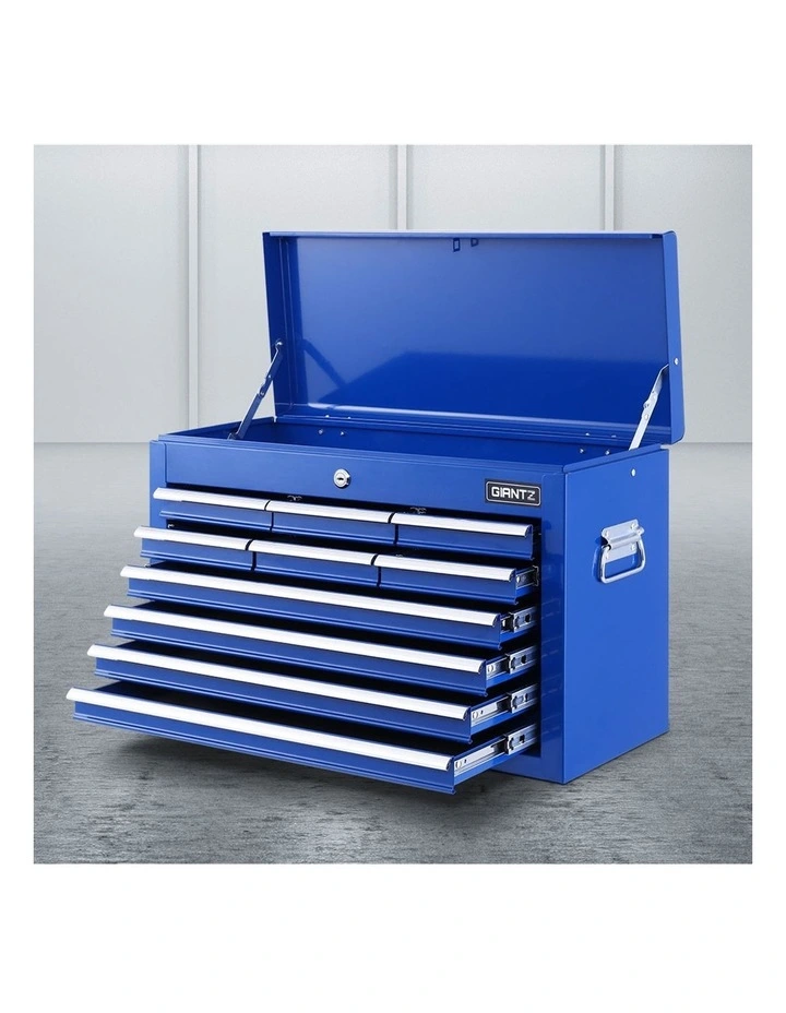 10 Drawer Tool Box In Blue
