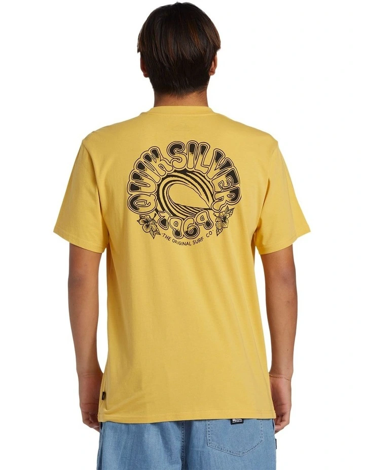 Deep Vision Short Sleeve T-shirt in Ochre