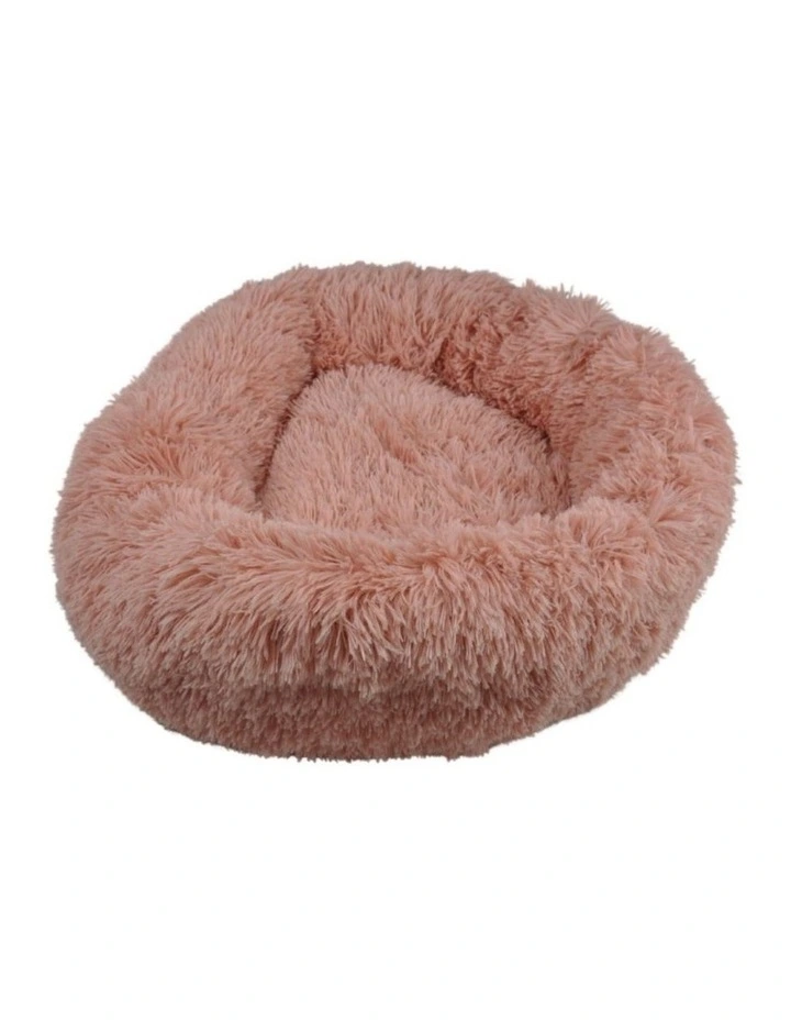 Washable Calming Pet Bed 60cm in Rose Gold