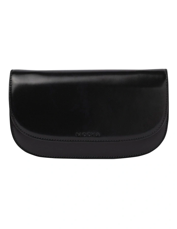 Monique Leather Crossbody Bag In Black