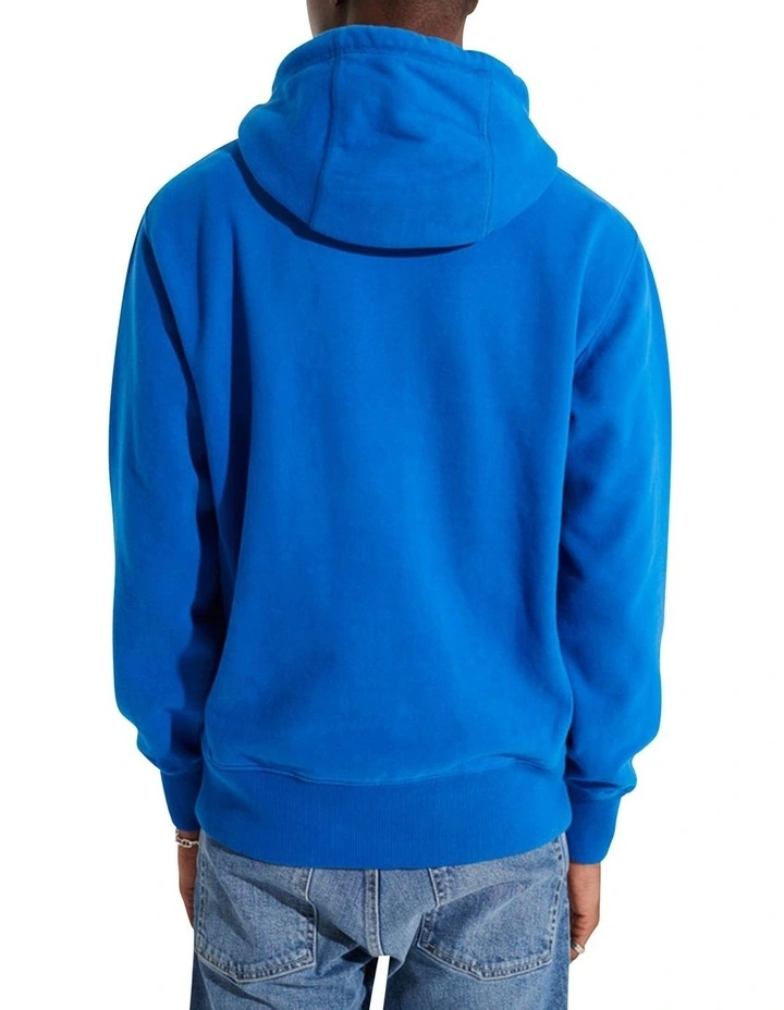 Superdry Code Essential Hood Royal Blue