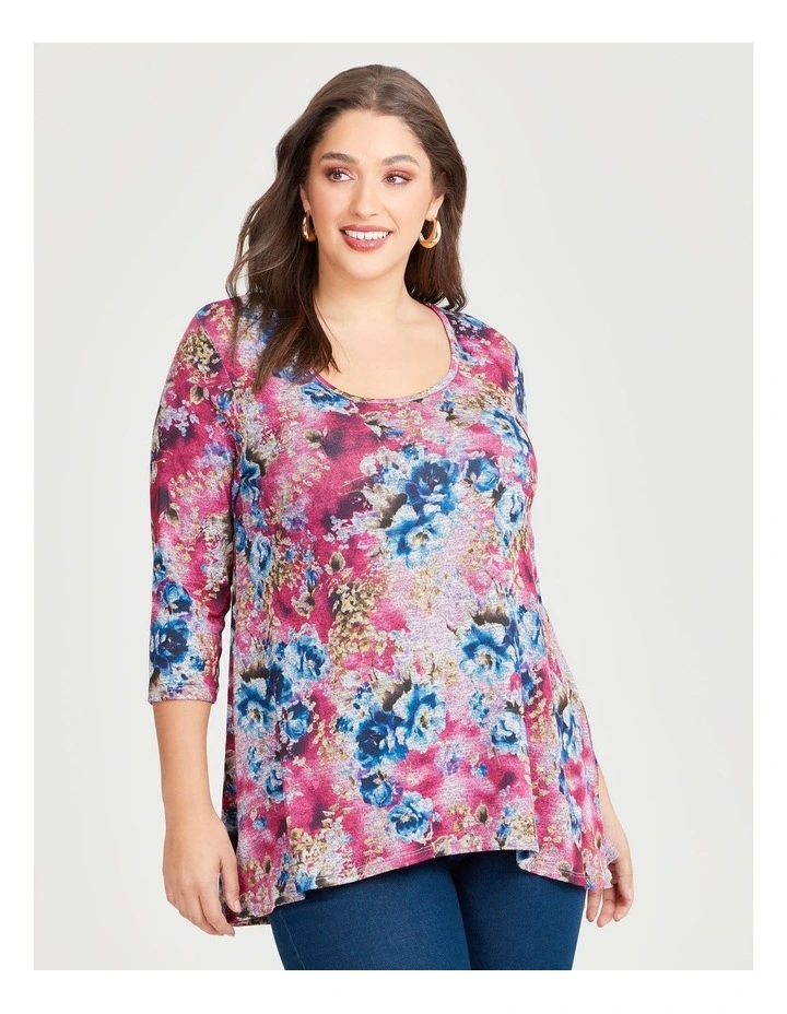Snug Top in Floral Print