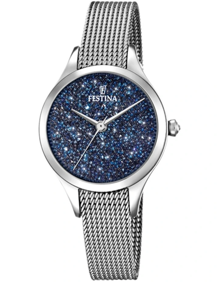 Mademoiselle Stainless Steel Watch in Silver