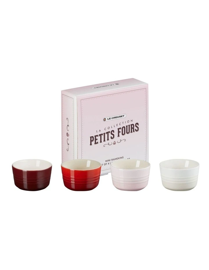 Mini Ramekin 4 Piece Set 100ml in Petit Four
