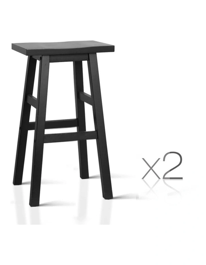 Wooden Backless Bar Stools