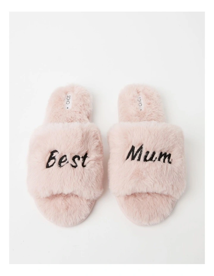 Best Mum Slipper in Blush