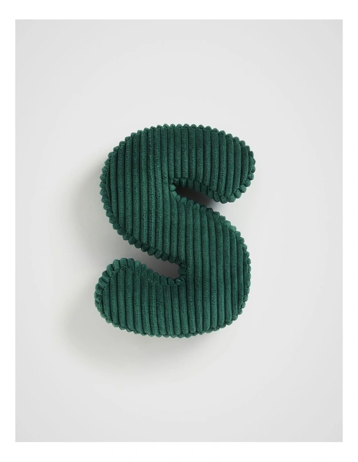 Ivy Cord Initial Cushion in S