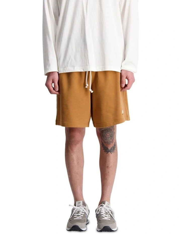 Athletics Remastered French Terry Short in Tobacco