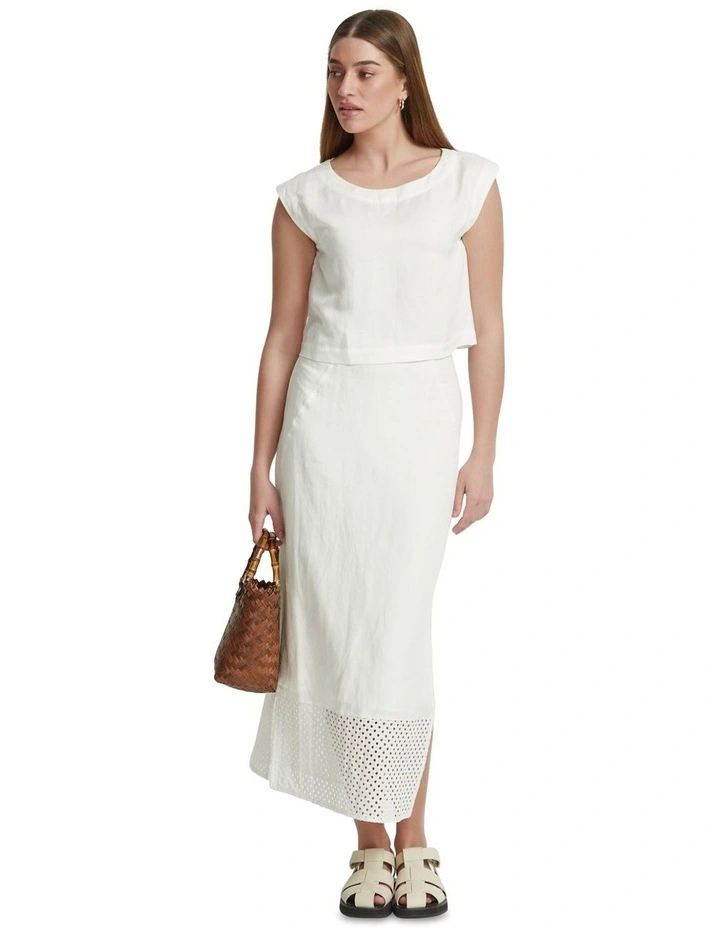 Sasha Top in Ivory