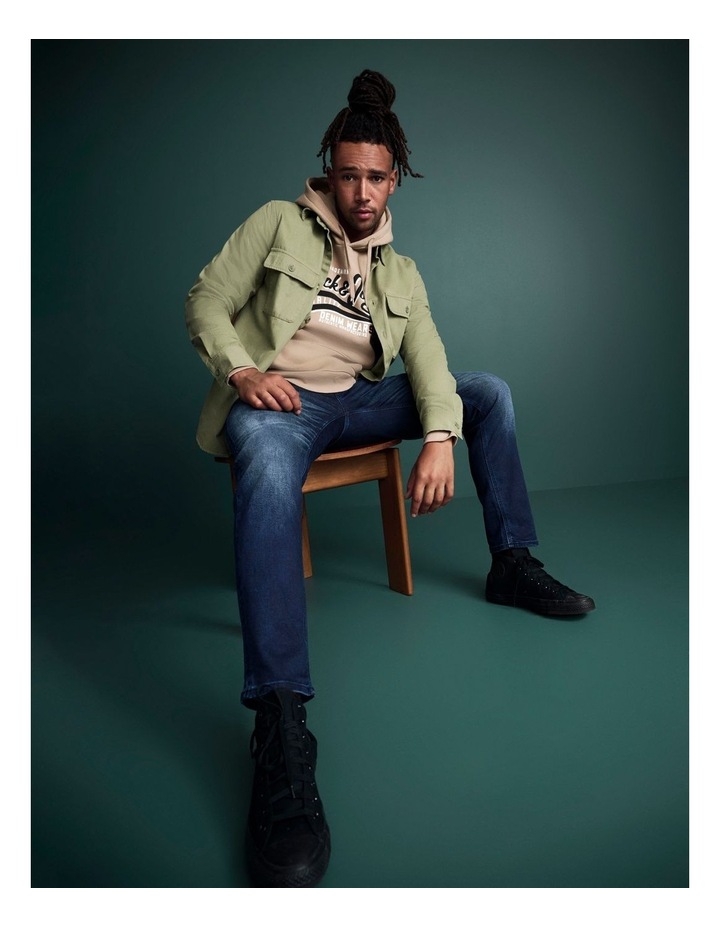 Mike Original 597 Comfort Fit Jeans in Blue Denim