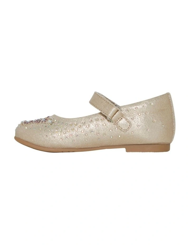 Alyssa Junior Shoes in Gold