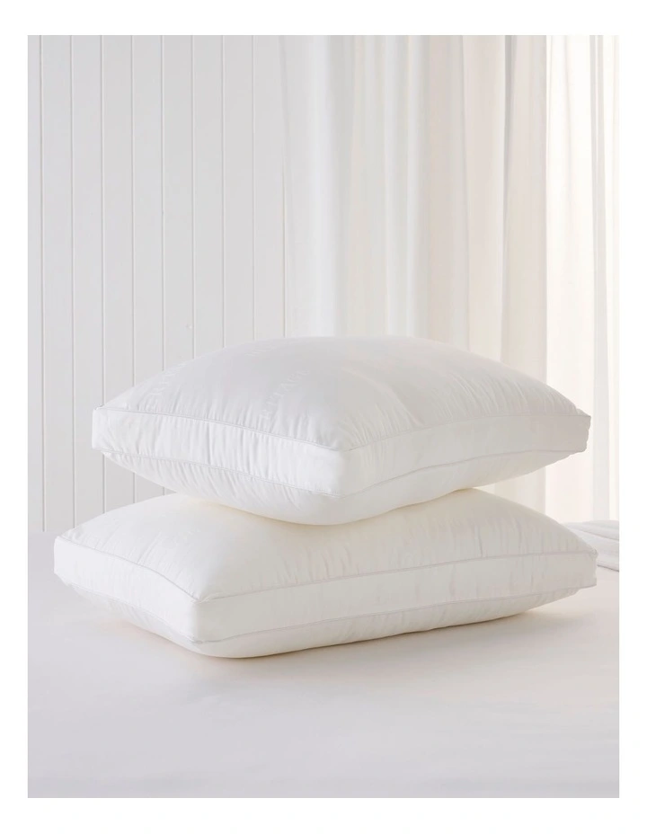 Gusseted Pillow 2 Pack in White