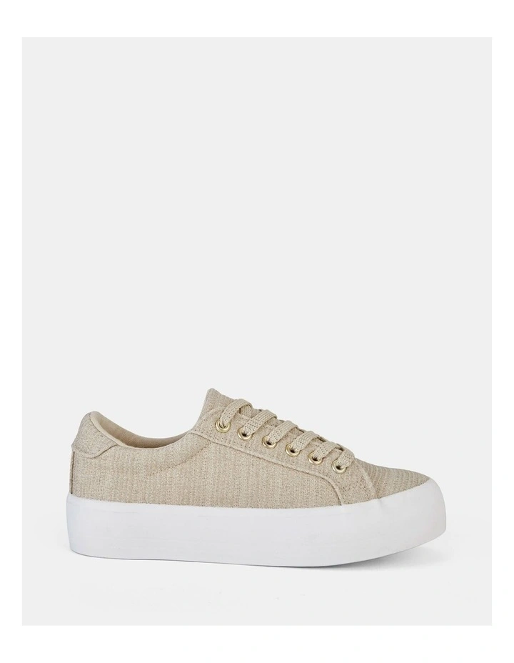 Carl Sneakers in Metallic Green