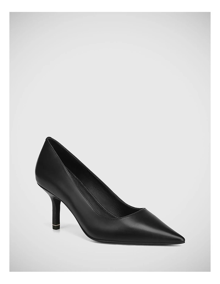 Picolina Leather Pump in Black