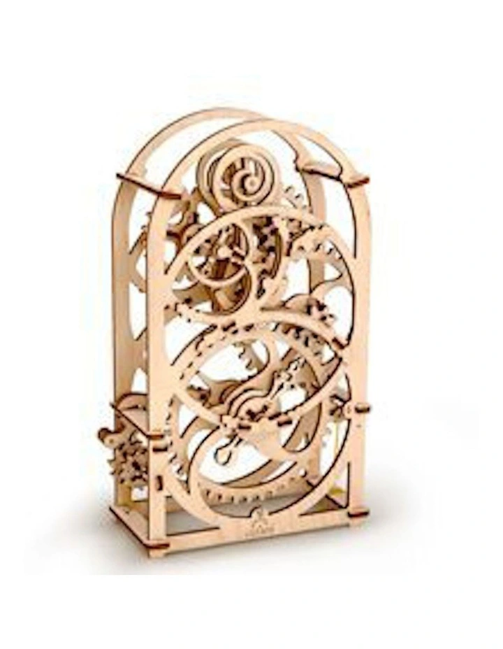 Mechanical Wind Up Alarm 107 Piece Timer Wooden 3D Puzzle (14 Years)