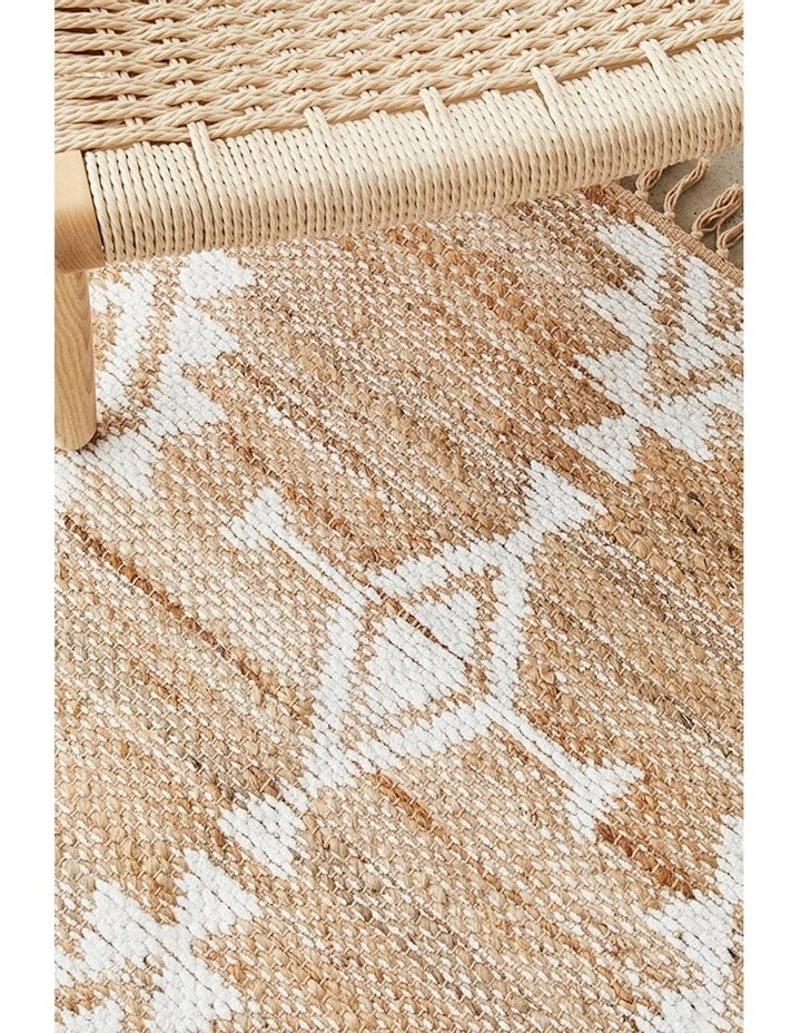 Bodhi Quinton Natural Rug in White
