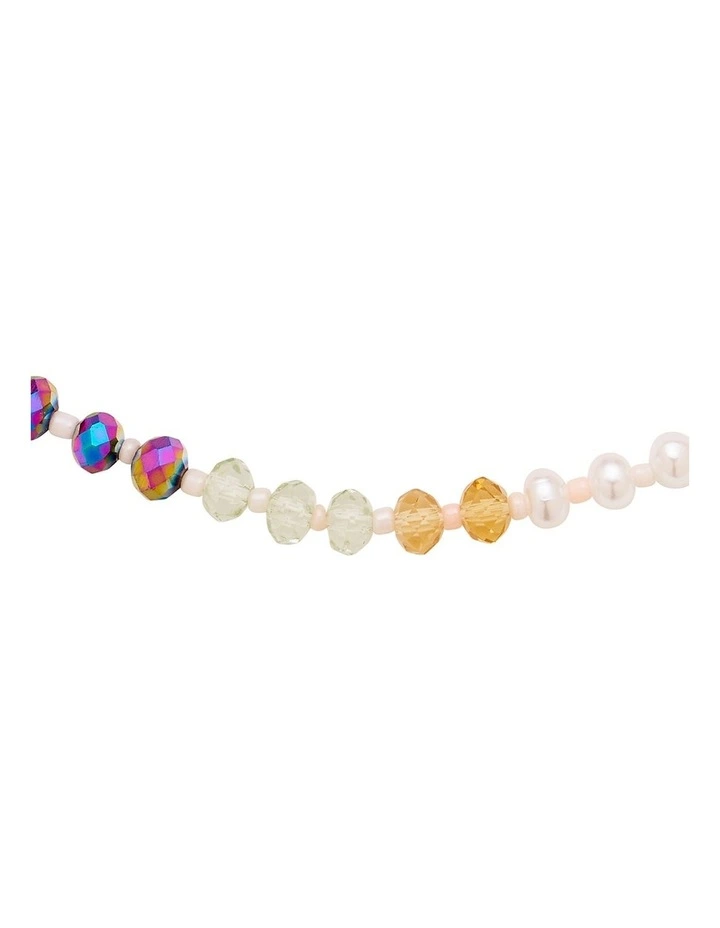 Soda Pop Bead Necklace in Pink