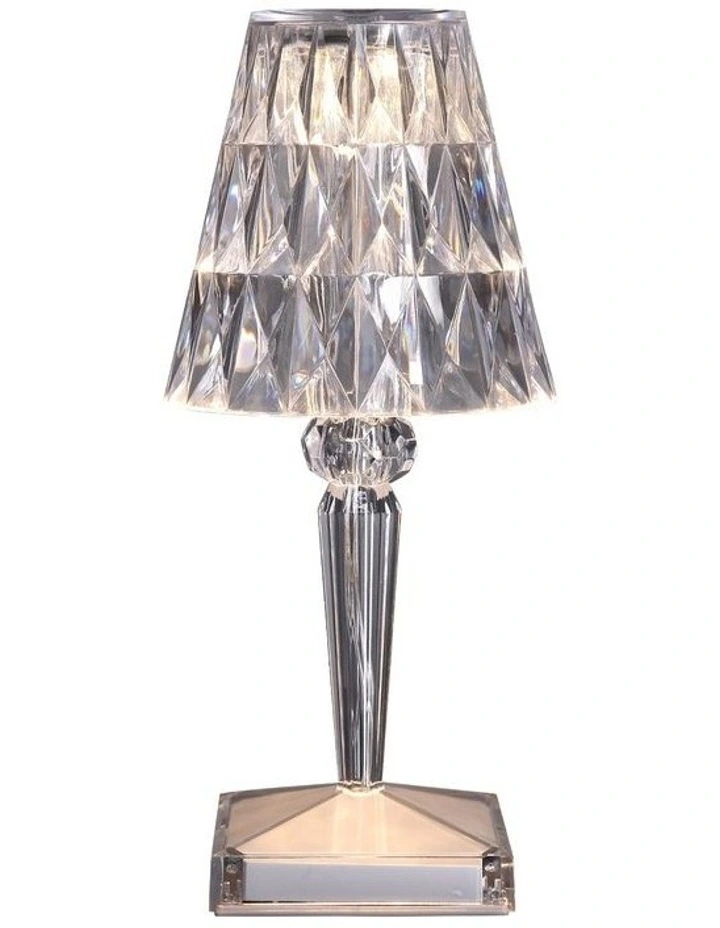 Eugenia Touch Table Lamp in Silver