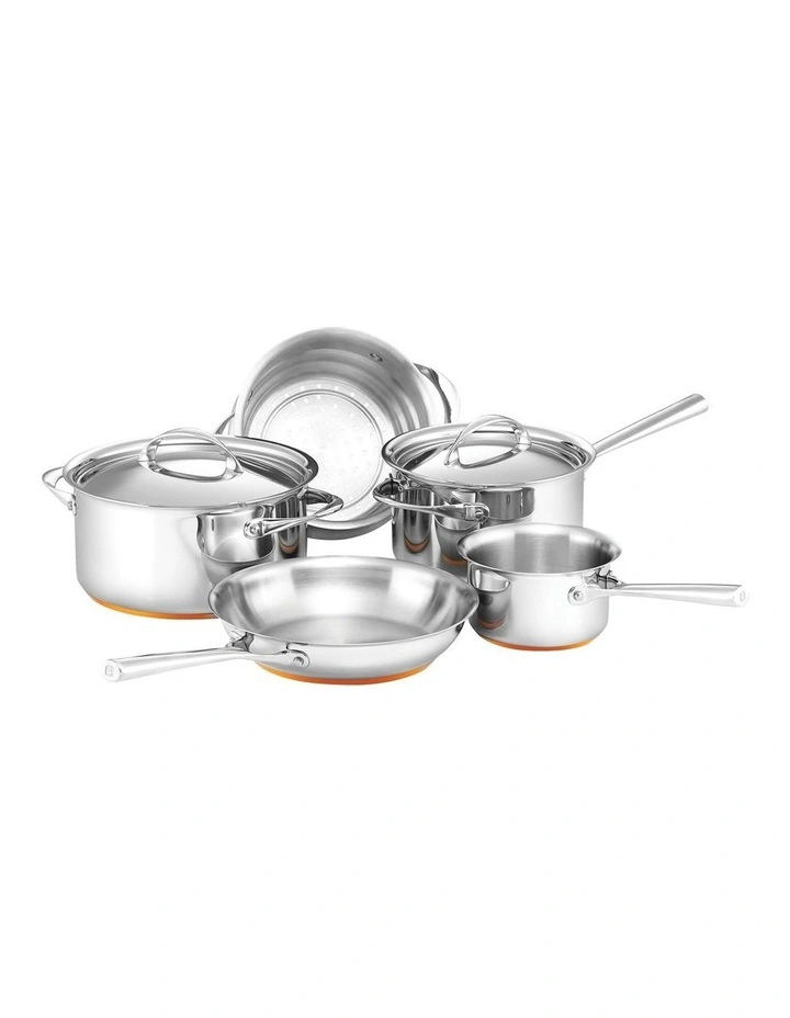 Per Vita Induction Cookware Set 5 Piece in Stainless Steel