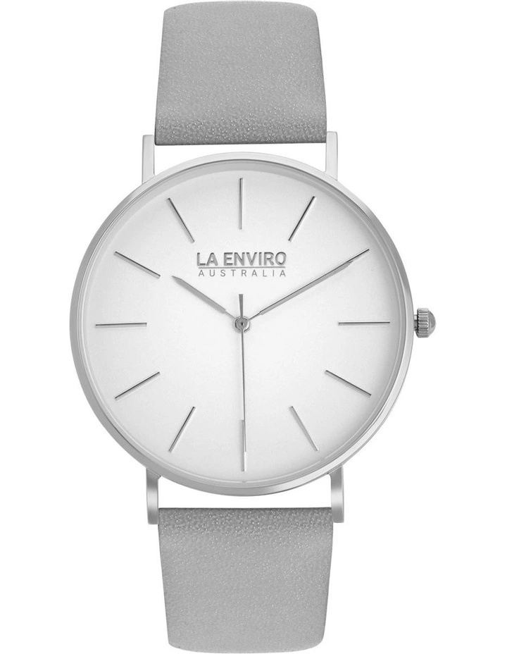 Silver Grey Strap Classic 40 mm Watch