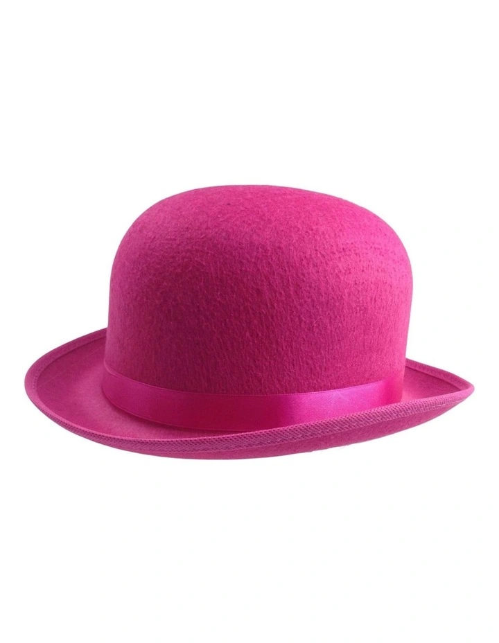 Bowler Hat 6 Pack in Hot Pink