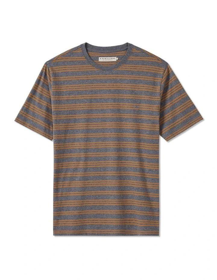 Parson T-shirt in Sand Charcoal