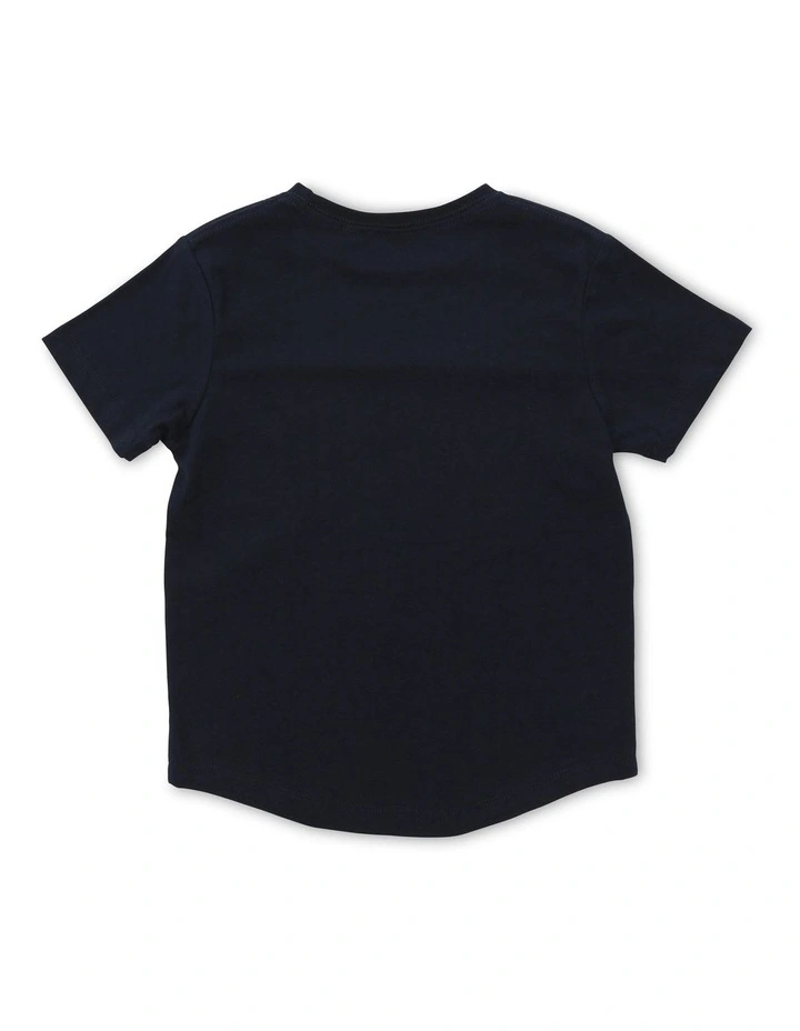 The Nation Tee (3-7 years) in Navy