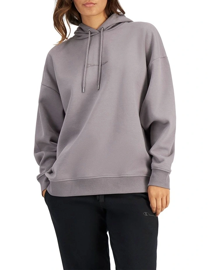 Script Tonal Hoodie in London Morning