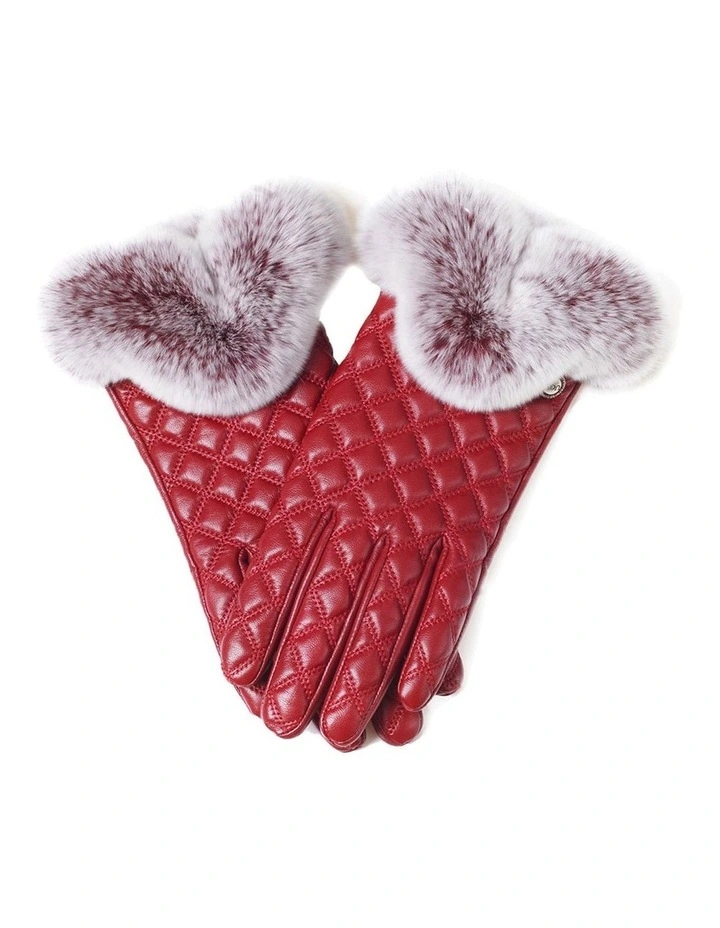 Ugg Touch Screen Glove in Red