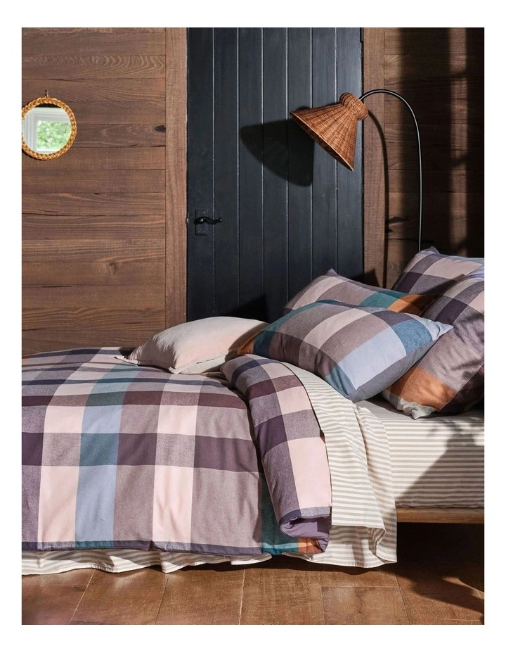 Eastwood Quilt Cover Set in Navy