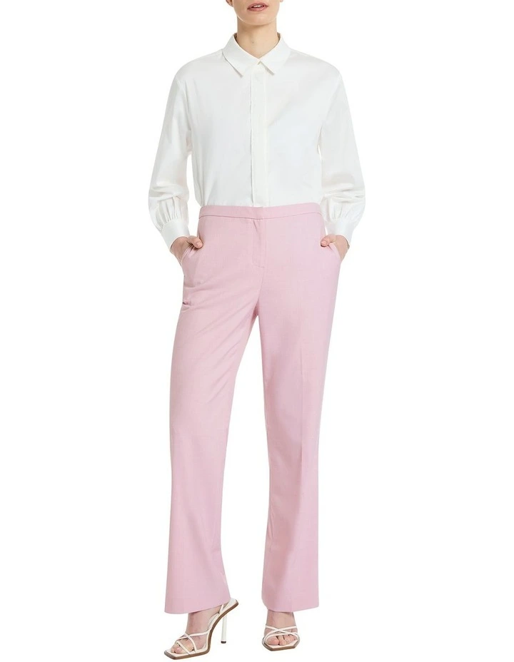 Lacy Twill Pant in Lotus Pink