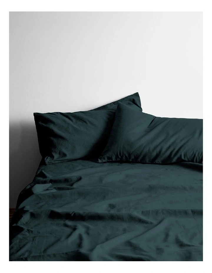 Maison Vintage Sheet Set in Indian Teal