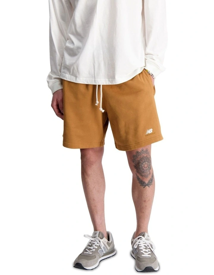 Athletics Remastered French Terry Short in Tobacco