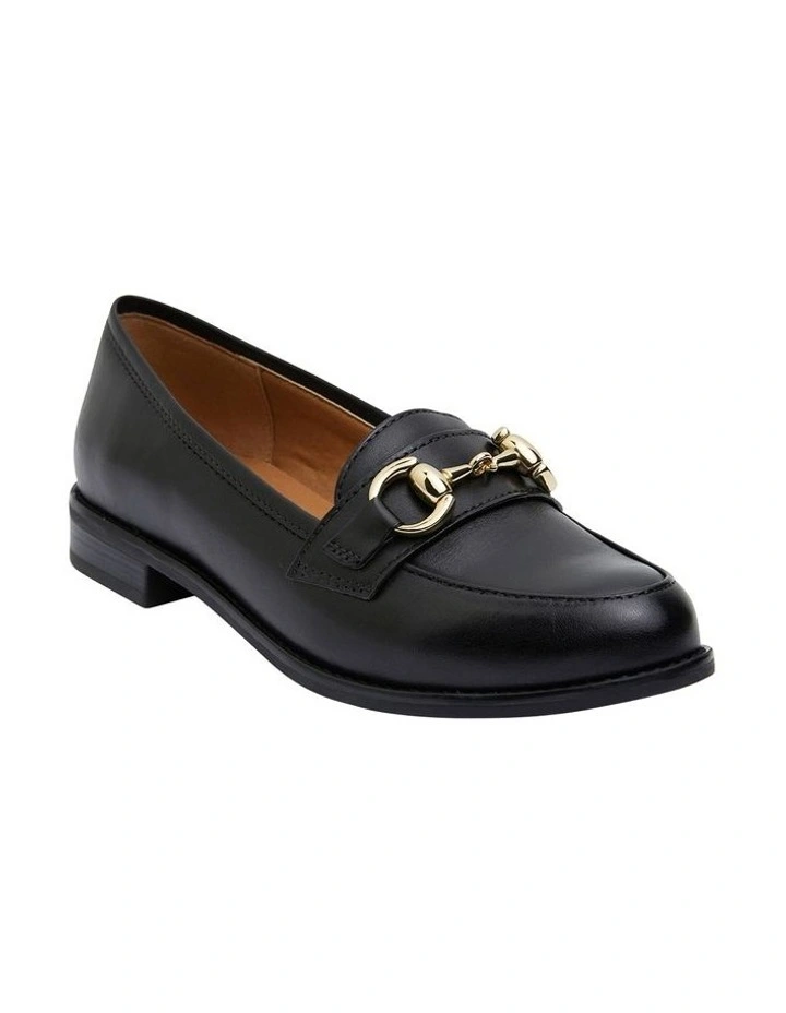 Gala Black Glove Flat Shoes