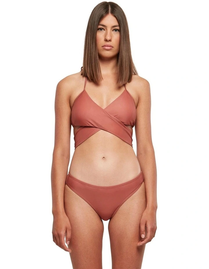 Medium Coverage Bikini in Terracotta