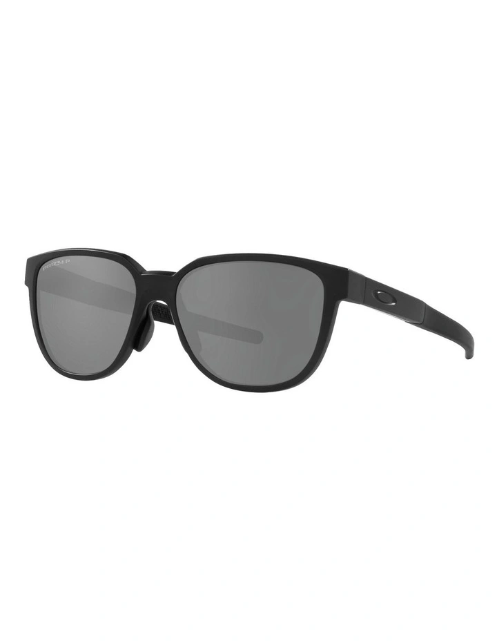 Actuator Low Bridge Fit Polarised Sunglasses in Black