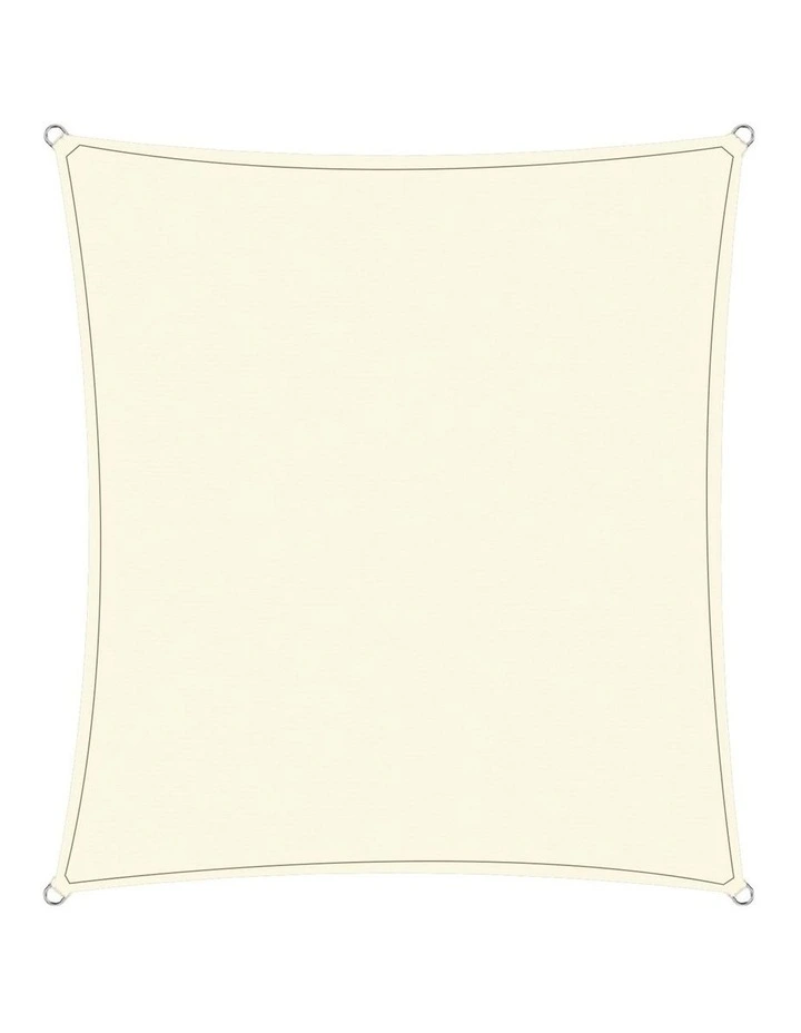 UV-Stabilised Waterproof Shade Sail 3x3m in Beige