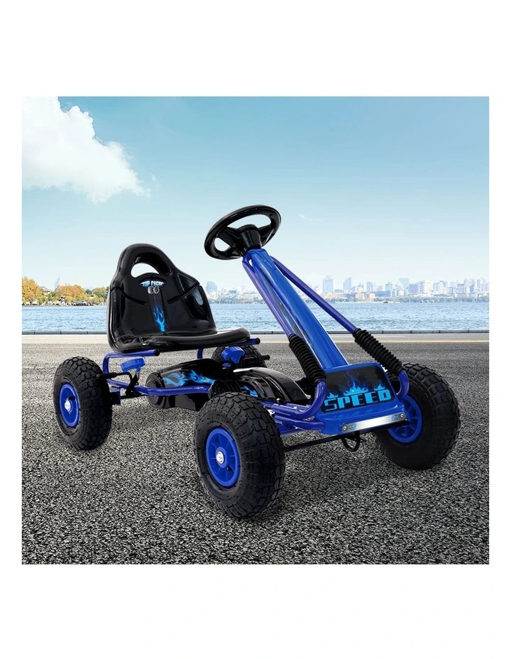 Kids Pedal Go Kart Ride On Toys in Blue