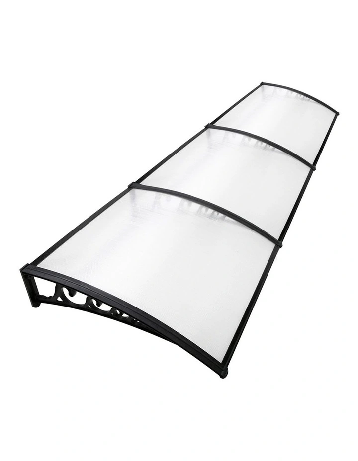 Window Door Awning 1mx3m in Transparent