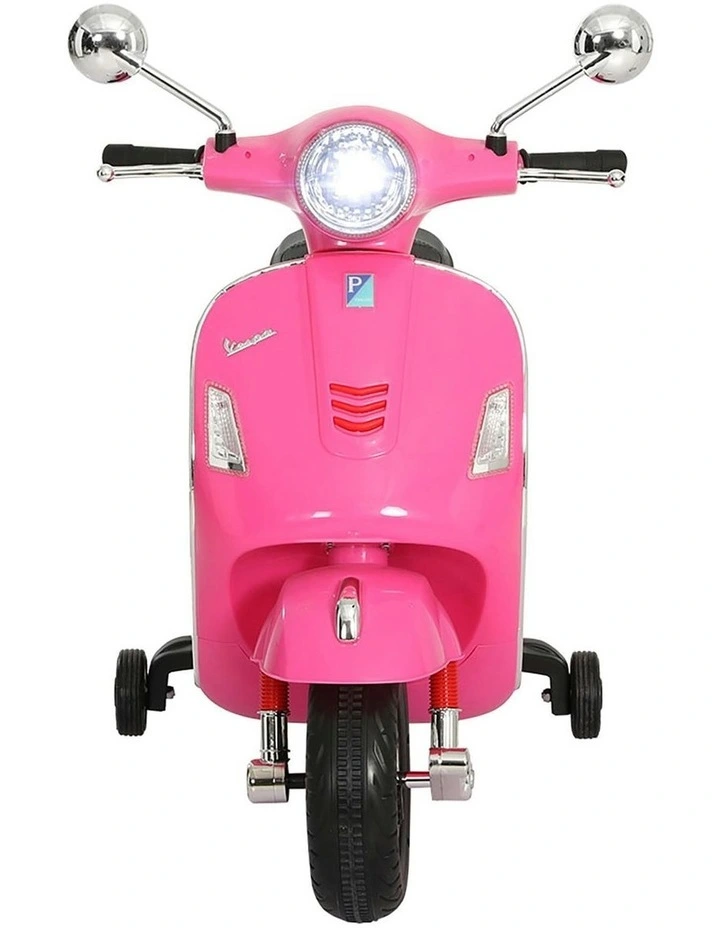Electric Vespa GTS Ride-On Motorcycle in Pink