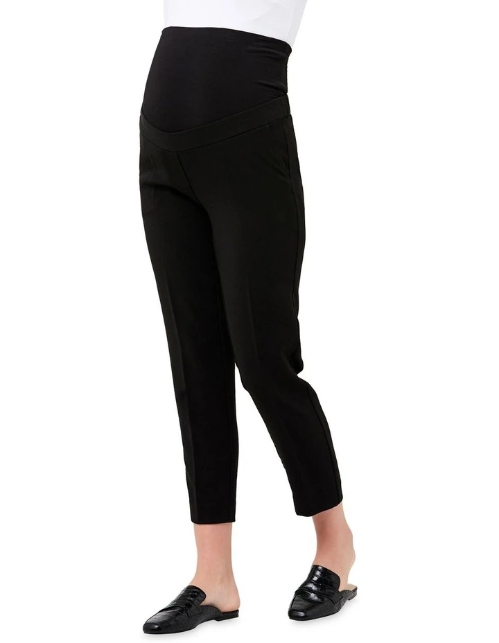Alexa Classic Crop Pant in Black