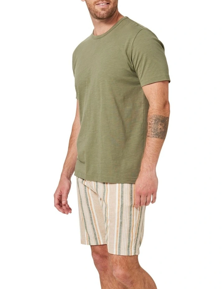 Pima Cotton Tee in Olive