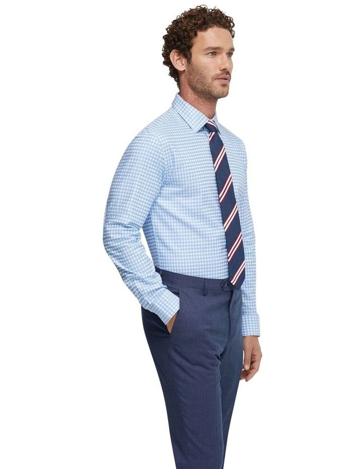 Islington Check Shirt in Blue