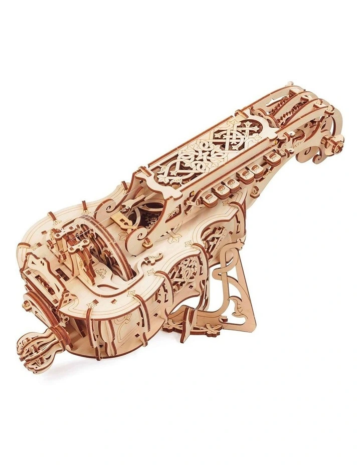 Musical Instrument Hurdy Gurdy 292 Piece Wooden 3D Puzzle Toy (14 Years)