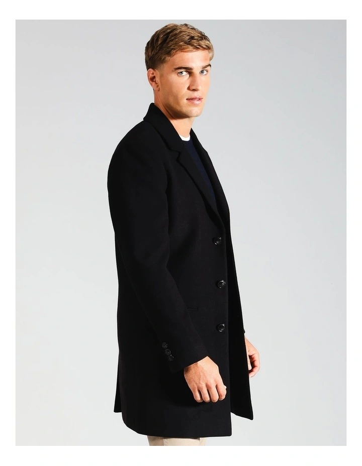 Charlie Car Coat in Black