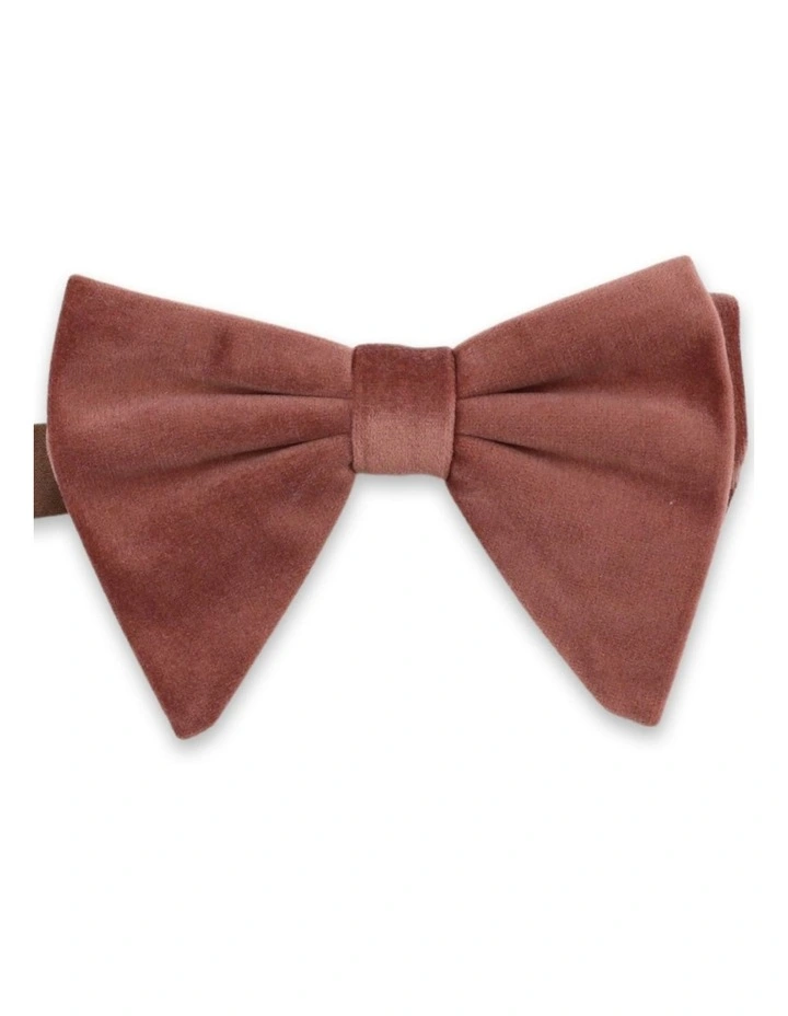 Floppy Velvet Bow Tie in Dusk